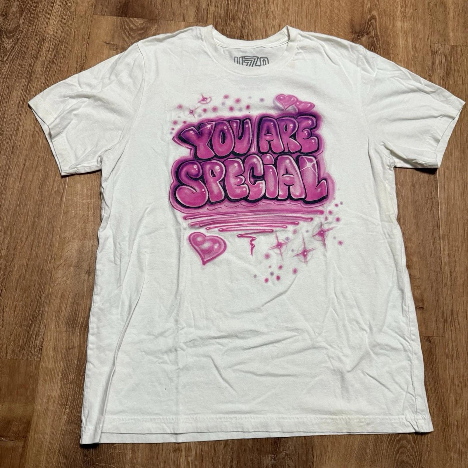 Love Lizzo You Are Special White Pink Tour T-T-Shirt Size XL XL