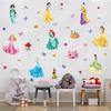 Princess Wall Stickers Anime Wall Stickers DIY Removable Wall Stickers Home Living Room Kids Room Bedroom Background Wall Art Decorative Wall