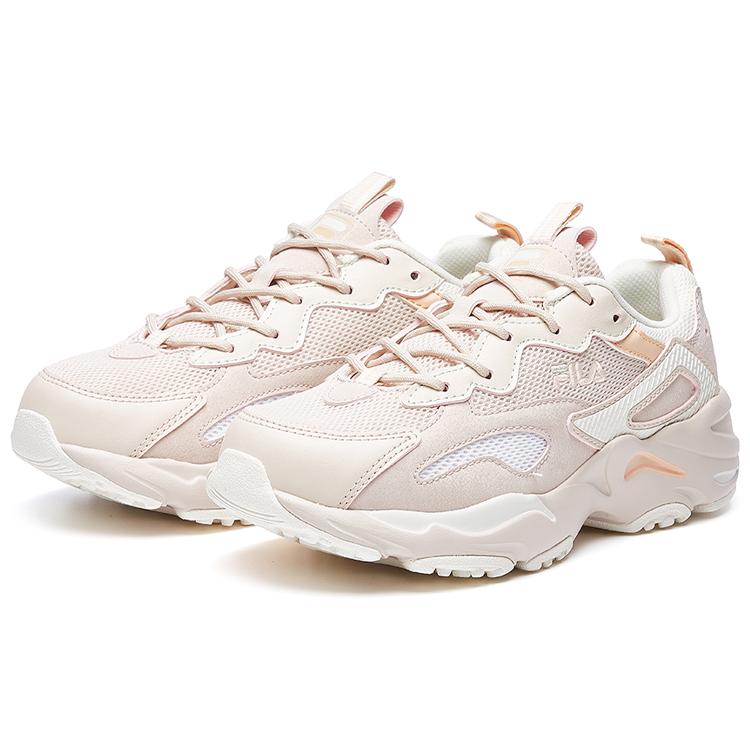FILA Tracer Fabric Low top Chunky Sneakers Women's Nude Pink F12W021116FLS