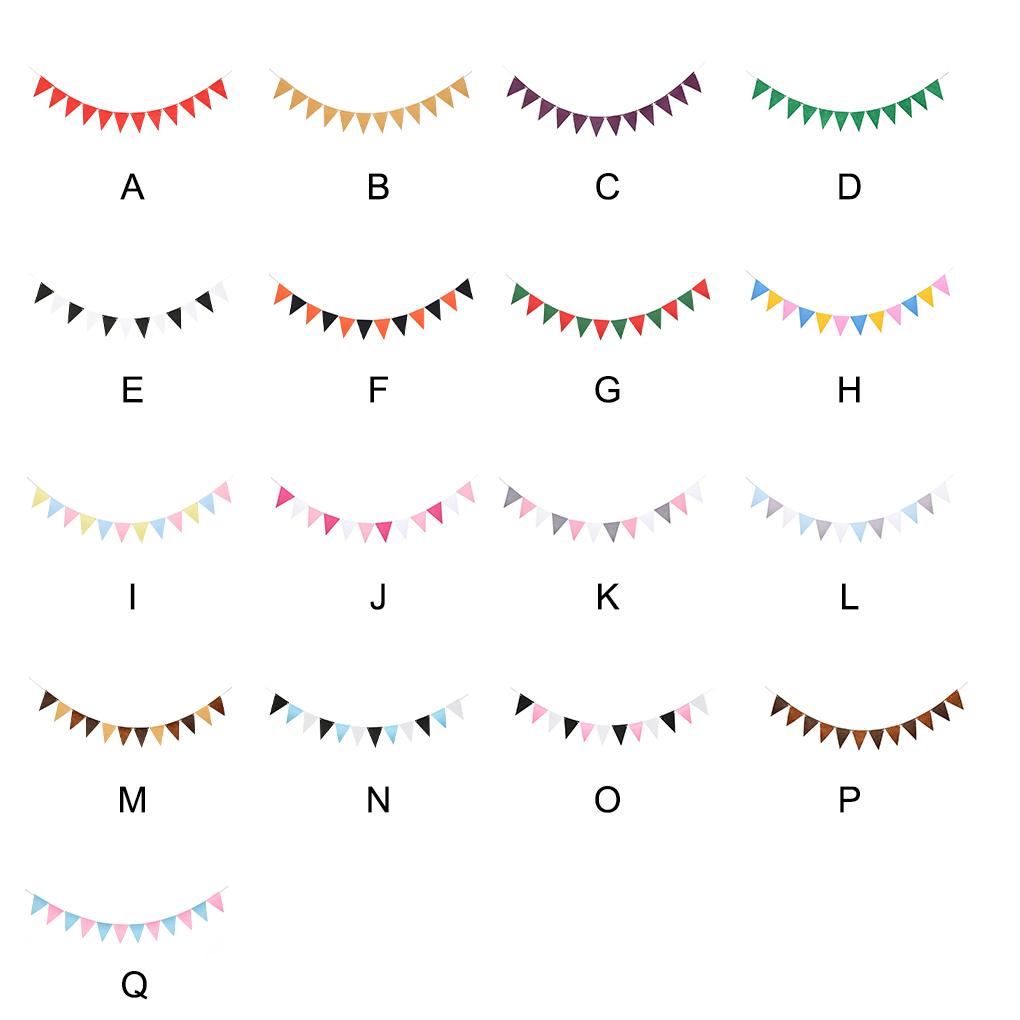 Easy To Install Installation of Garland for Quick Party Decorations Tough and Durable Cloth Banner Party Garland, Black and White