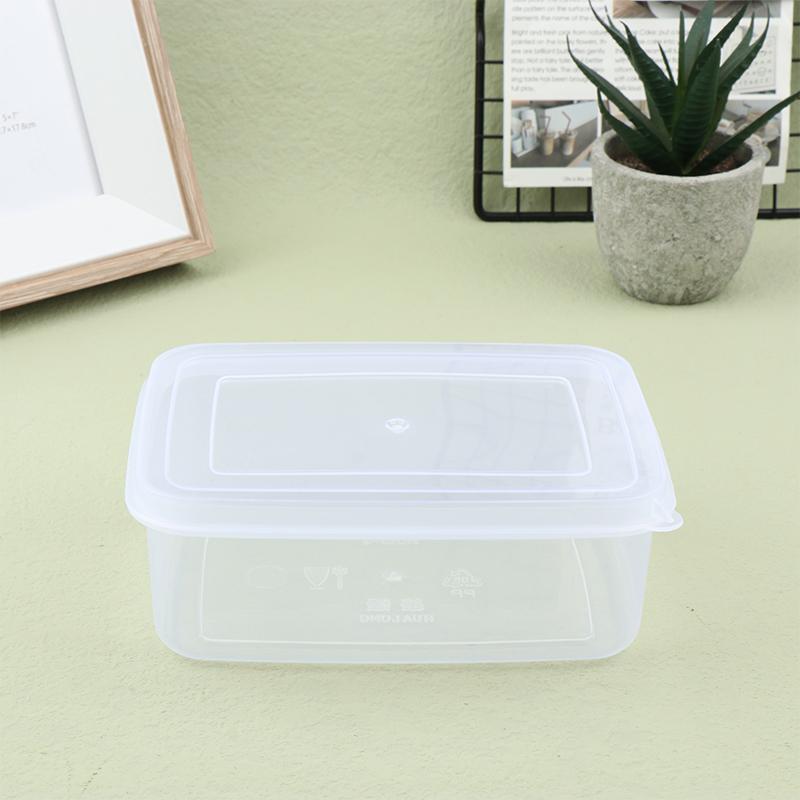 300/500 ml recipient dreptunghiular din plastic transparent special pentru frigider sigilat cutie de depozitare bucatarie de calitate alimentara