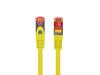 Patchcord Lanberg S/FTP kat.6 2m LSZH CU fluke passed żółty