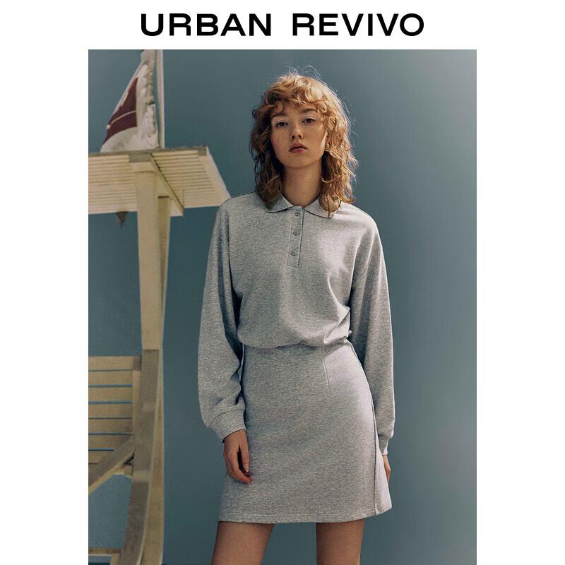 UR Women's 2024 Spring Patchwork Polo Mini Dress