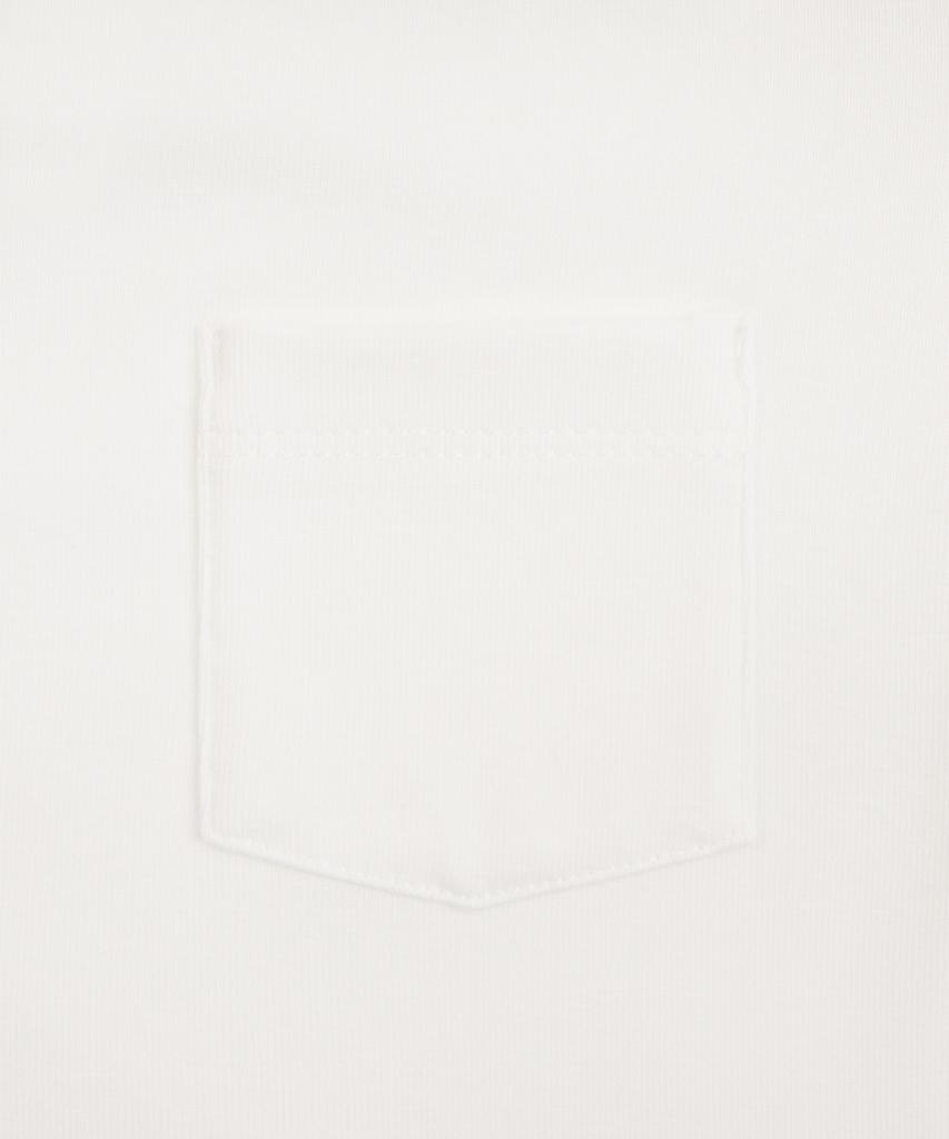 PEPLEE V-Neck Pocket Long Sleeve (White)