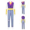 Kpop Demon Hunters Saja Boys Group Jinu Mystery Cosplay Costume Idol Pink Vest Top Pants Outfit Halloween Costume For Adult