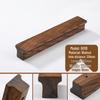 Japanese Minimalist Walnut Handle Solid Wood Cabinet and Wardrobe Drawer Handle