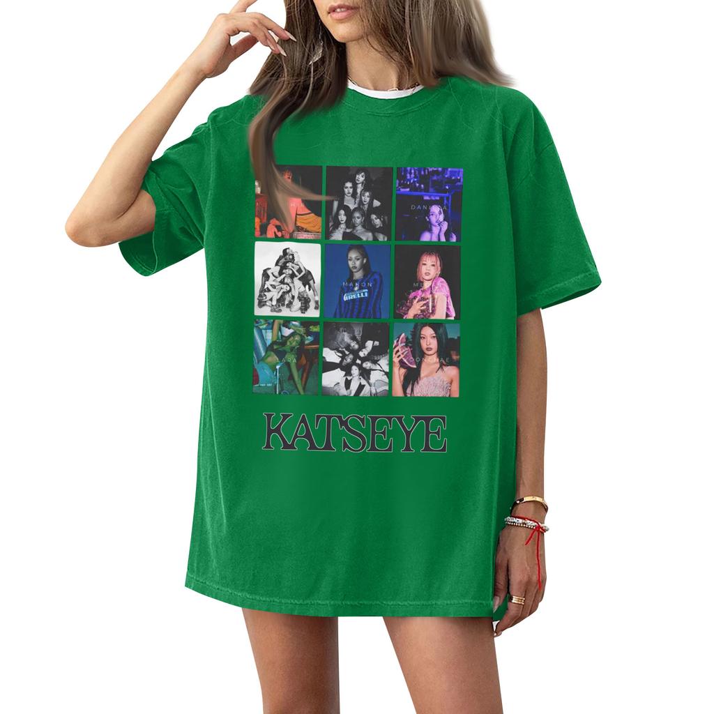 Women's Round Neck Printed Short-sleeved T-shirt Top