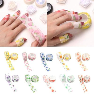 1pcs Elastic Nail Art Protect Tape Breathable Self Adhesive Bandage Nail Finger Protection Bandage