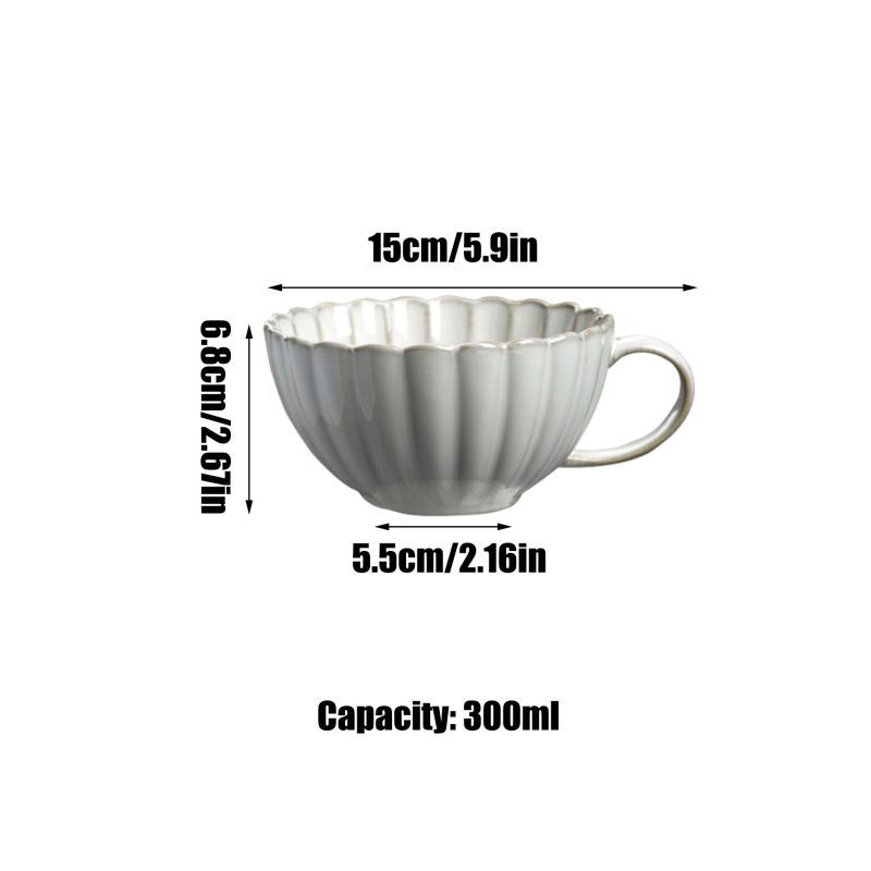Japanese Retro Teapots,Coffee Cup and Saucer Set,Ceramic Mug,High-end Exquisite Latte Mug,High-end Afternoon Tea Set Teaware