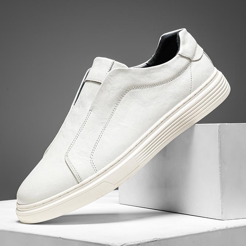 Fashion Spring Summer Mens Sneakers Fashion New Genuine Leather Skateboard Footwear Handmade Man Casual Shoes Versatile Tenis Masculino
