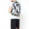 Nike Polyester Nylon Backpack Regular Unisex Black/White Casual