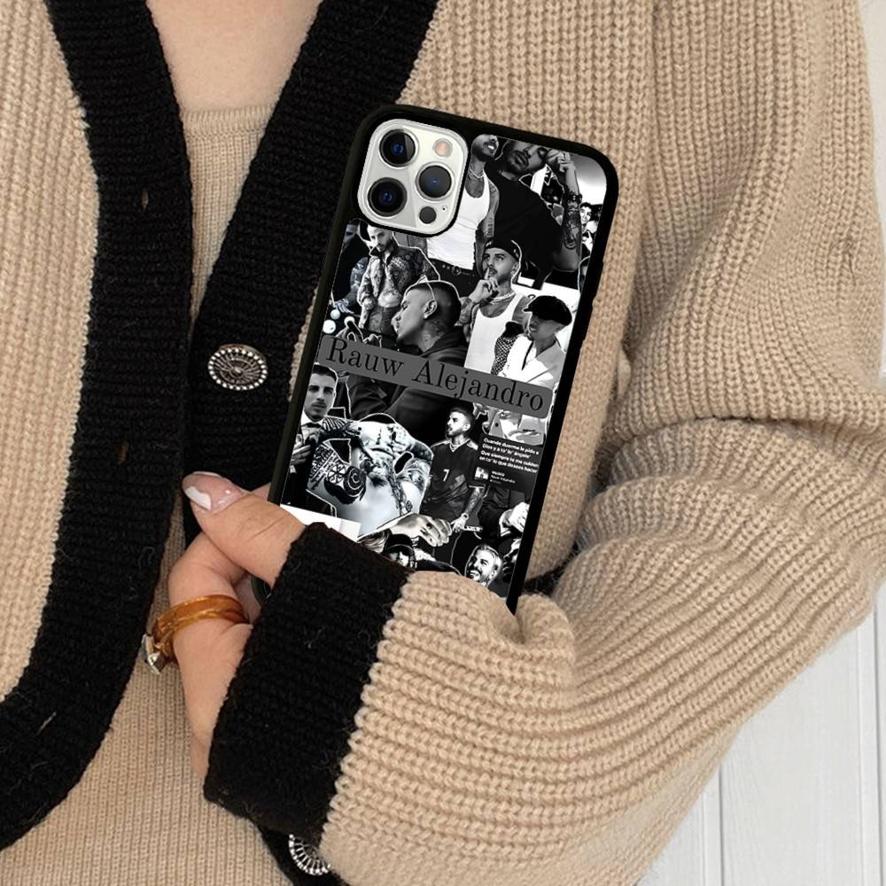Epc Music R-Rauw Alejandro Rap Phone Case For IPhone 17 16 Pro Max 11 12 13 14 15 Hard PC+TPU Bracket Back Cover