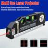 Easy To Use Laser Level Line Tool Multipurpose Laser Level Kit Standard Cross Line Lase 250CM Tape Ruler