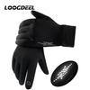 Loogdeel Winter Thermal Waterproof Cycling Gloves Thin Touch Screen Gloves For Running Full Finger Men Women Ski Snow Gloves