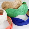Wide Brim Braided Straw Headband Comfort Fit Solid Color Hair Accessory For Women Casual Outings Parties Vacations