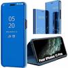 Protective Case - E.F.CONNECTION - iPhone 11 Pro - Mirror Effect - Blue - Rigid