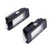 1Pair LED License Number Plate Light Canbus Error Free For Peugeot 207 CC 308 MK2 2008 208 Citroen Rear Plate Lamp