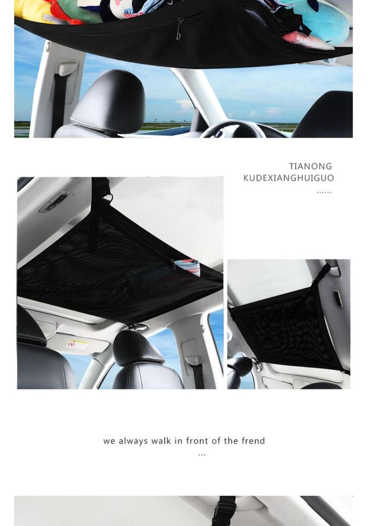 Adjustable Double-Layer Roof Storage Net for SUVs and Tents