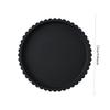 Modern Black Silicone Round Tray Coffee Table Centerpiece Minimalist Home Decor Organizer for Perfume Display Coffee Bar