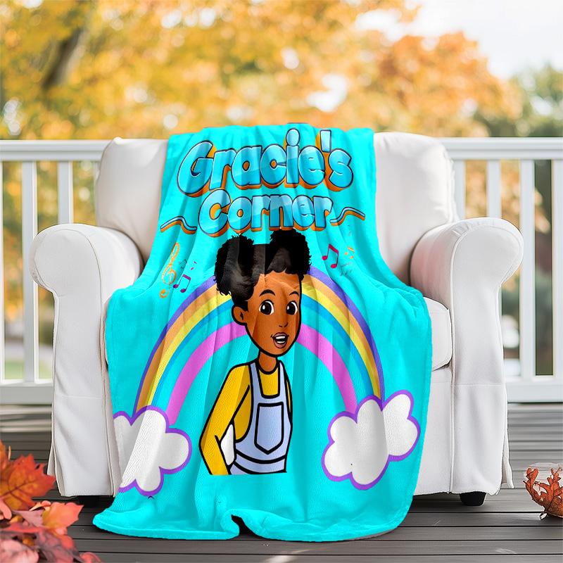 Gracie's Corner3 Printed Throw Blanket—lightweight,soft,warm;versatile Blanket for All Seasons—perfect As &air-conditioning Throw,nap Blanket