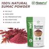 NeutraVed Sumac Powder - 200g | Reusable Food Grade Zipper Pack | 200 Gams