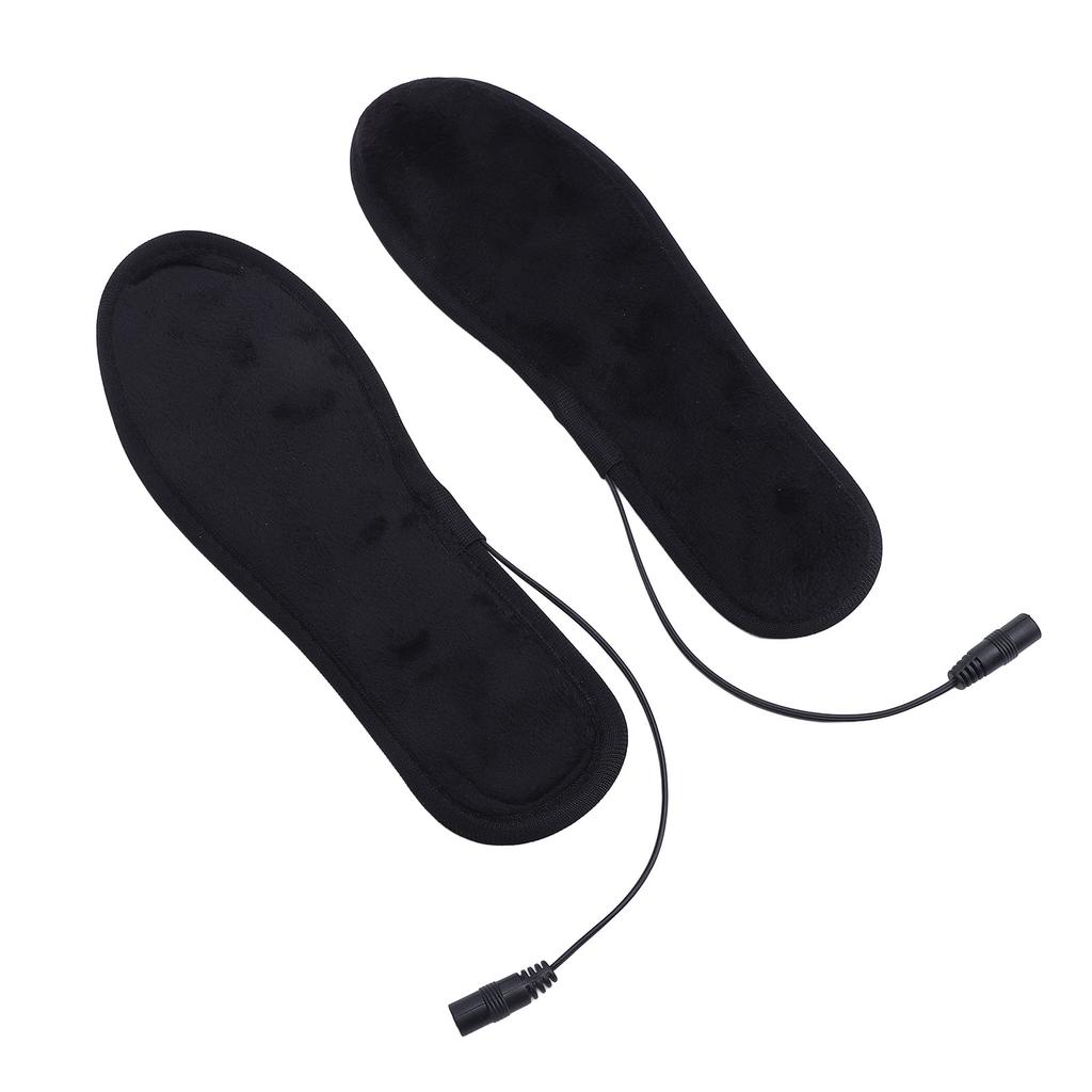 1 Pair Heated Insoles USB Heated Insoles Non Slip Temperature Control Heating Insole for Home