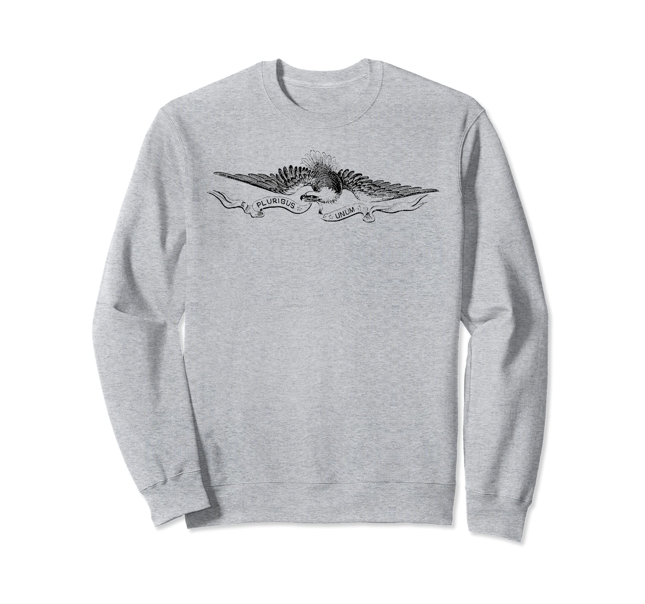

Vintage American Eagle Pluribus sweatshirt E Unum серый