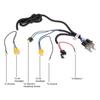 2 Headlight H4 Headlamp Light Bulb Ceramic Socket Plugs Relay Wiring Harness Kit 12V