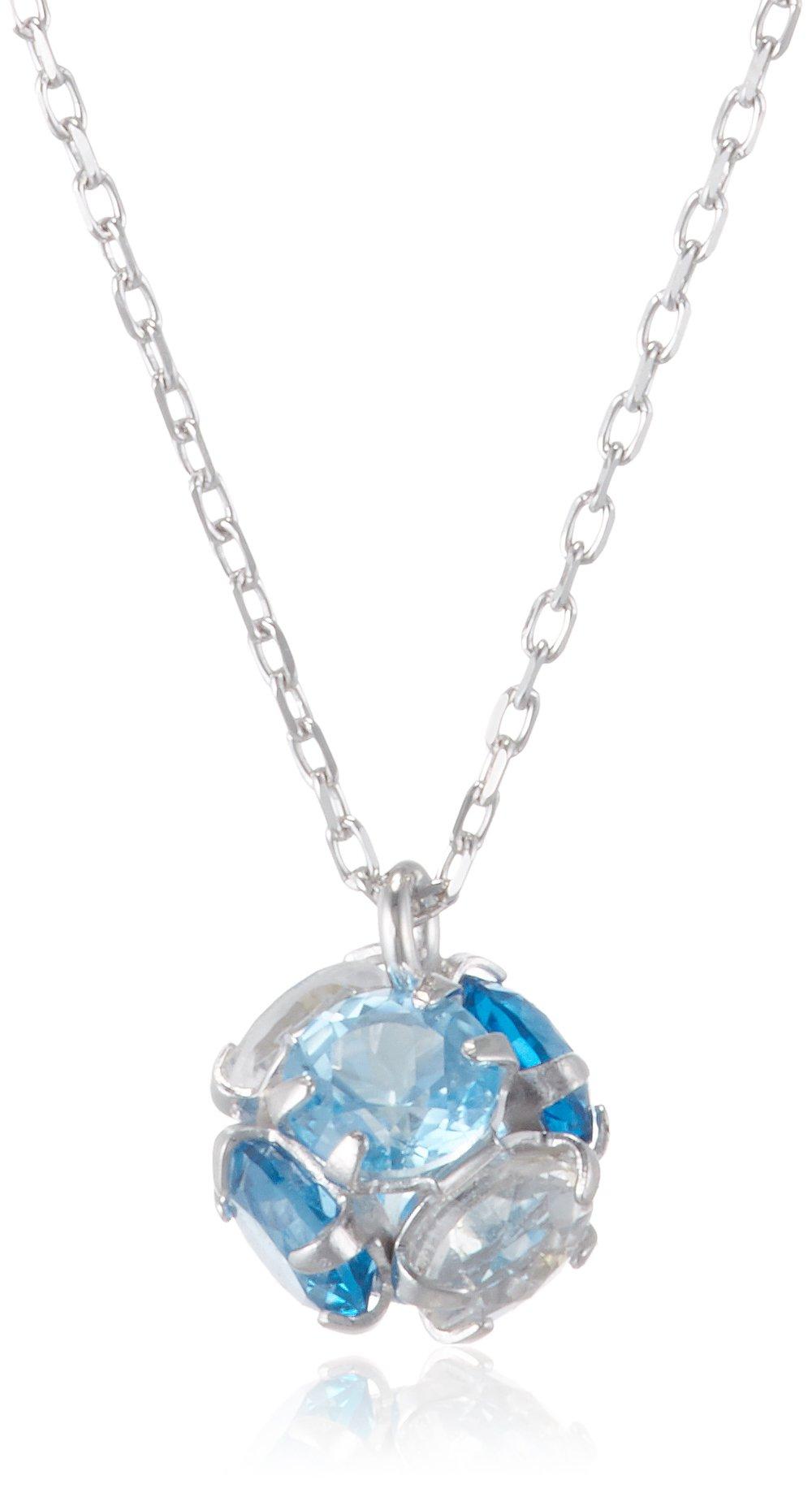 

ESTELLE K10 White Gold Topaz Necklace 0452-0125-0014-0000