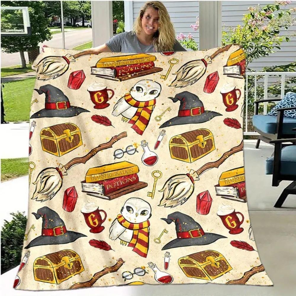 Flannel Fleece Blanket Cover Flannel New 2024 Halloween Bed Sheet Blanket Home Sofa