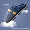 Oversized cotton slippers for men's winter home use, thick soled indoor anti slip and warm woolen slippers for men's winter home use