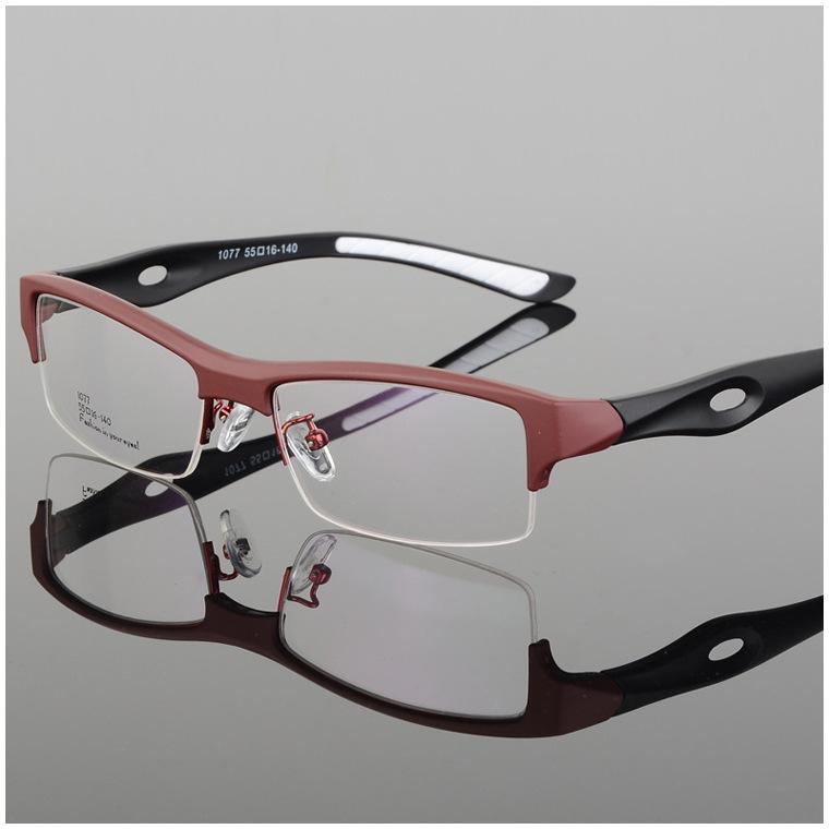 Men'S Glasses Frame Sports Half Frame Glasses Frame Direct Sales Half Frame Sports Flat Glasses Glasses