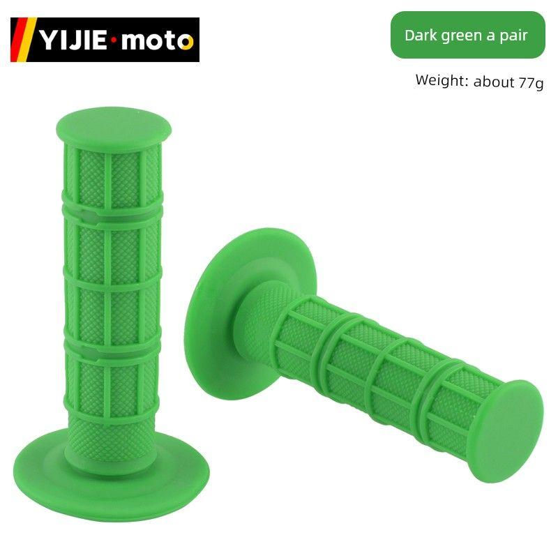 

Scrambling Motorcycle Handle Cover Restoration Silicone Handle Gel Soft Handle Cover Bothur Huayang Corvis Accessories Neutral Green(Silicone Handickets)