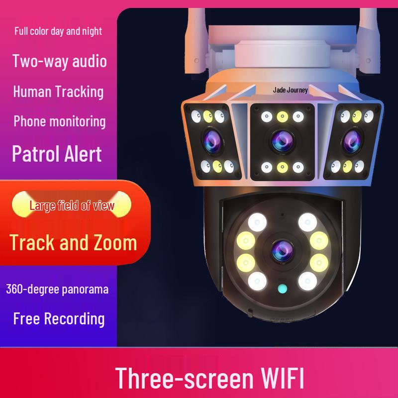 

360° Panoramic Super HD Outdoor Camera with Lifetime Free Traffic and Mobile Control