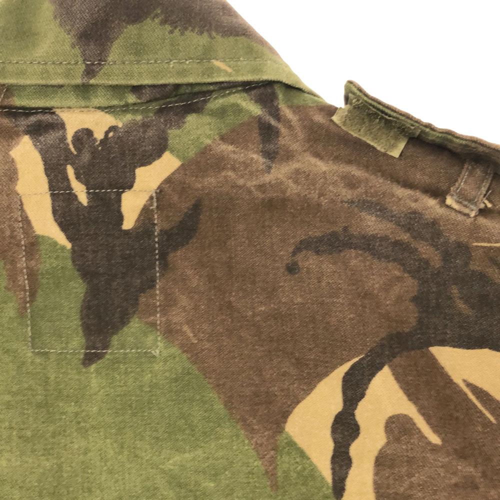 90s KL Dutch Army Camouflage Long Sleeve Military Jacket Khaki Old Men's Used