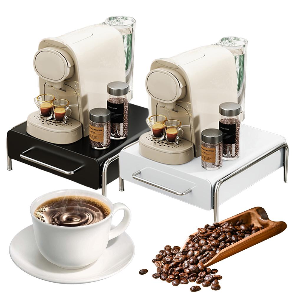 Porta capsule caffè contiene fino a 36 capsule Porta capsule caffè in metallo Cassetto capsule caffè Accessori caffè bianco