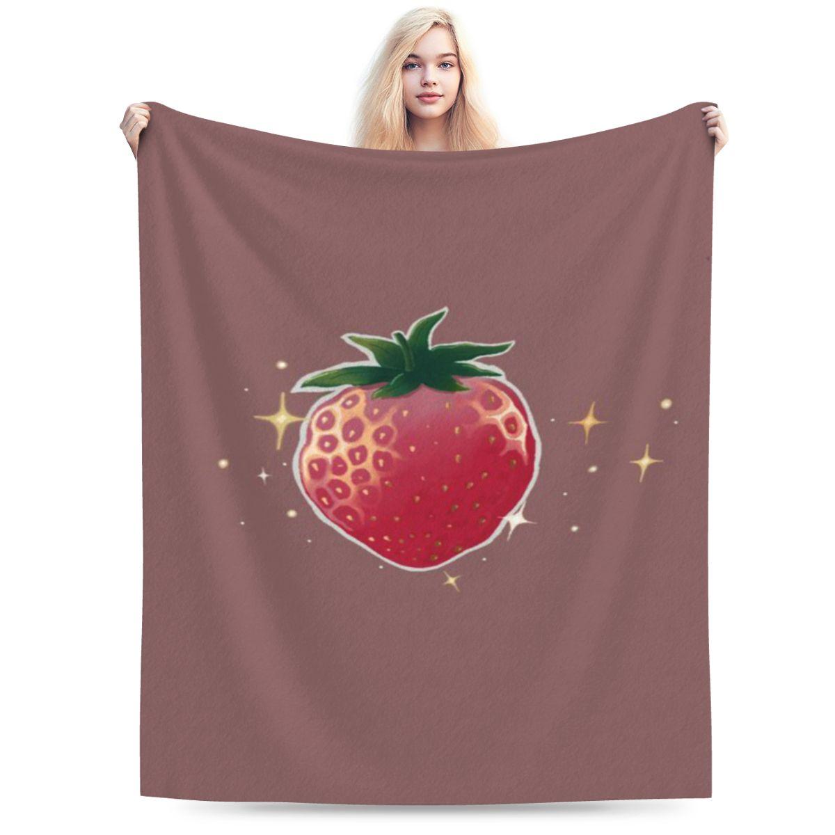 

Strawberry Blush Personalized Warm Party An UltraSoft Micro Fleece Blanket 75x100cm 30x40in