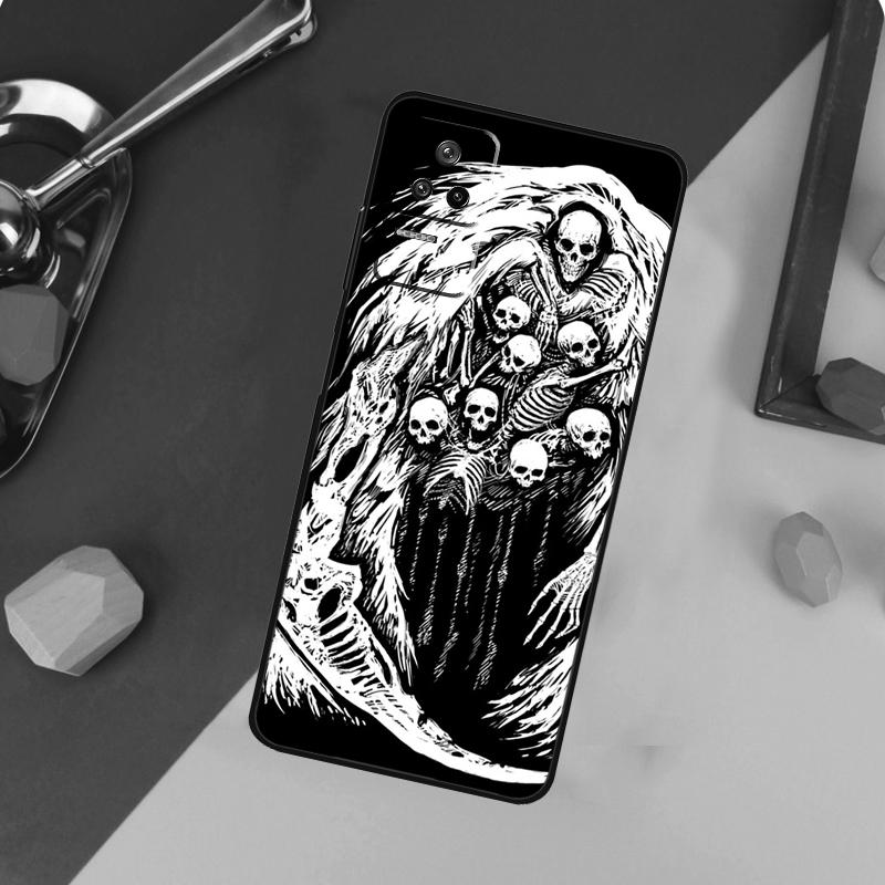 Bones Skeleton Case For Xiaomi 14T 11T 12T 13T Pro 13 14 15 Ultra POCO X7 Pro X3 X5 X6 F5 F6 M6 Pro Funda