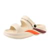 EVA Non-smelly Feet Breathable Sandals Slippers Men's Summer Seaside Outer Wear Home Thickened Soft Bottom Cool Slippers Men