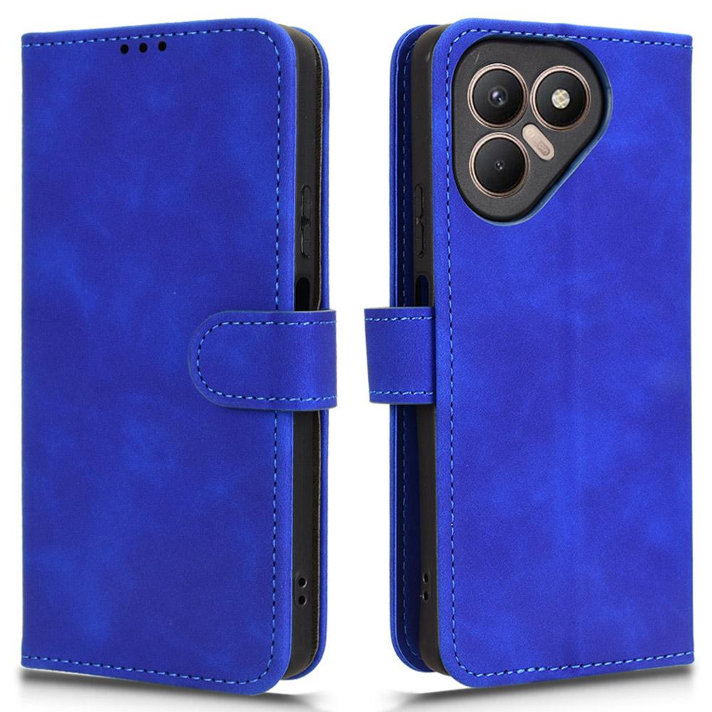 For TECNO Pova 7 4G Leather Case Skin Feel Anti Drop Wallet Flip Phone Cover