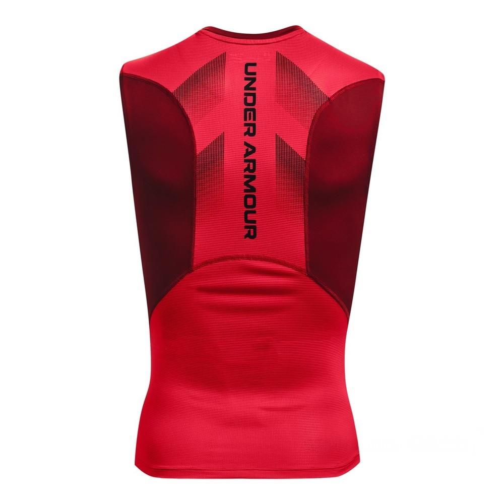 Under Armour Einfarbige Trainings-Fitness-Sport-Enganliegende Rundhals-Kurzarm-Raglan-T-Shirts Herren Oberteile Rot 1362451-615