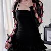 Ruffled Lace Lace Arm Sleeves Elastic Band Fake Sleeves Women's Fingerless Gloves  Anime Costume