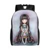 S-Santoro G-Gorjuss Rucksack für Männer Frauen Cooler Studenten Business Tagesrucksack Niedliche Puppen Spielzeug Laptop Computer Umhängetasche Geschenk