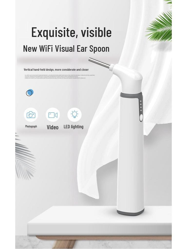 Teslong SA39W Xiaobai Portable HD WiFi Waterproof Ear Pick Otoscope