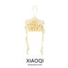 Fashion Style 2024 Autumn New Women's Clothing Design Laminated Decoration Texture Strap French Style Tops 5039250