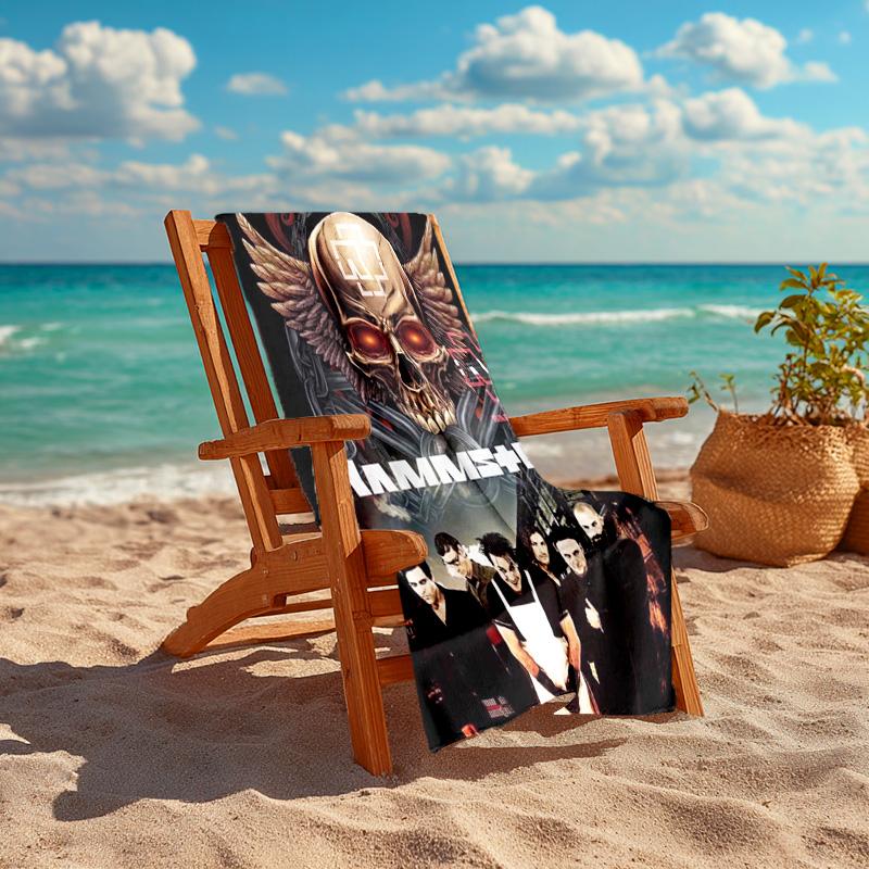 Till Lindemann, Lead Singer of the German Heavy Metal Rock Band Rammstein, Outdoor Camping Vacation Swimming Beach Scarf Decorative Blanket F16