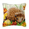 Cute Animals Dog Parrot Cross Stitch Needlework Set Diy Latch Hook Throw Pillow Embroidery Pillow Hook Kit Set For Needlework 