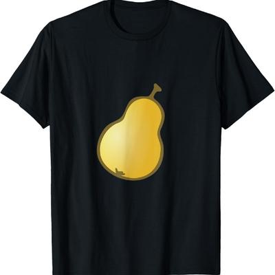 Pear Abstract Design Fruit T-Shirt