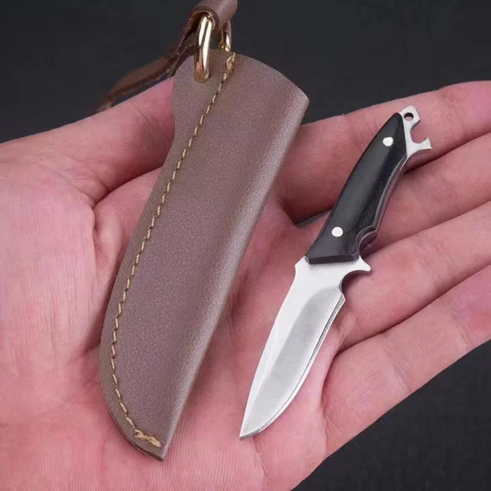EDC Portable Mini Pocket Knife  Sharp of the Courier Knife with Scabbard Keychain Decoration Used To Open a Box