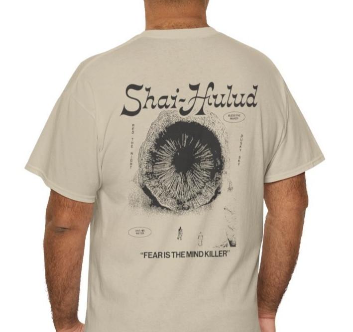 Dune Vintage Sandworm T-Shirt Shai-Hulud Sci-Fi Movie Tee Frank Herbert Arrakis Unisex T-Shirt XL